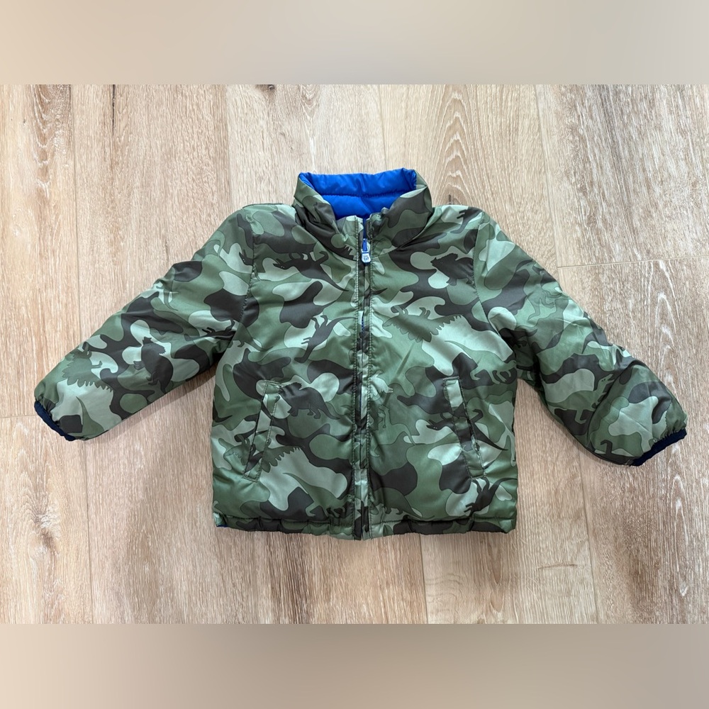 Baby gap baby camo reversible jacket 18-24mo